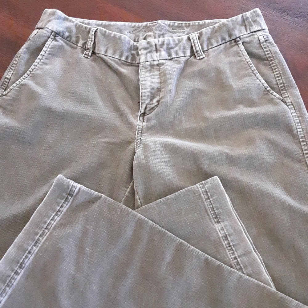 Eddie Bauer Olive Green Corduroy Pants